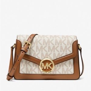 Michael Michael Kors Monogram Coated Canvas Crossbody Bag